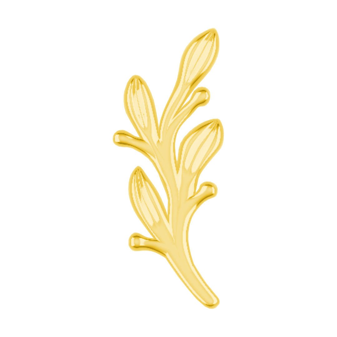 Zlatý piercing Spring – 14k zlato