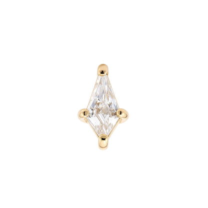 Zlatý piercing Kite – 14k zlato