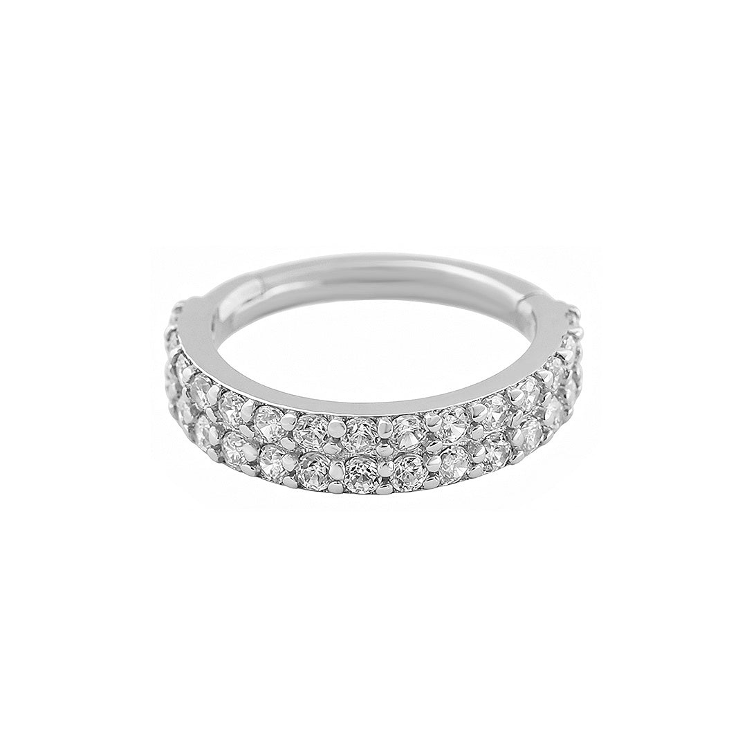 Zlatý piercing Pleane – 14k bílé zlato