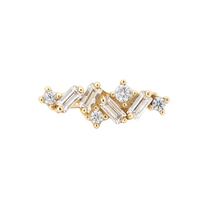 Zlatý piercing Cascada – 14k zlato