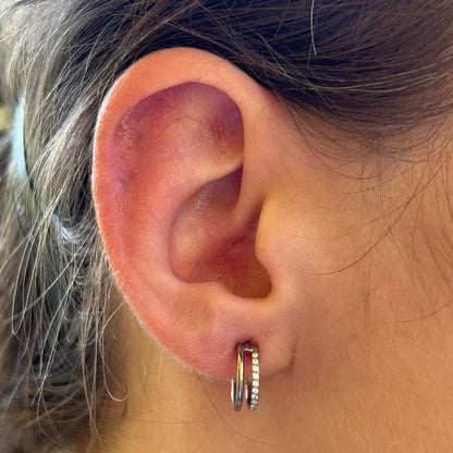 Titanový piercing Lunula 